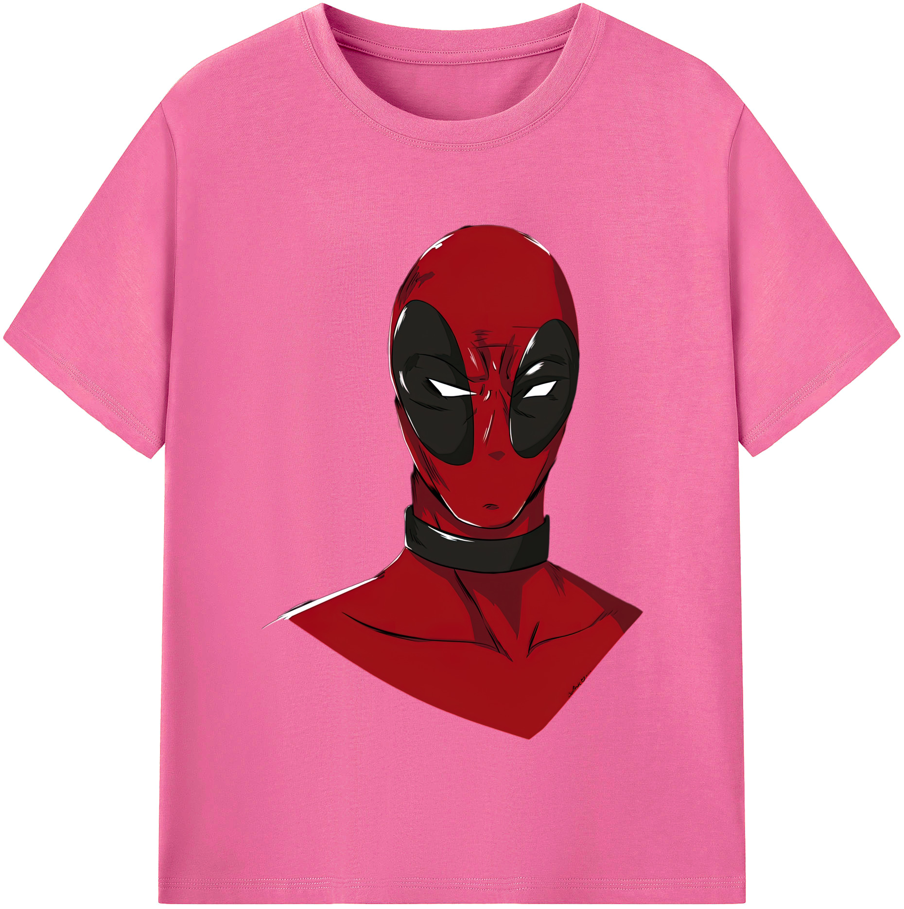 （画像用） Deadpool デッドプール レディースカジュアルプリントTシャツ（綿100％）